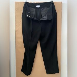 REISS Black Trousers with Belt